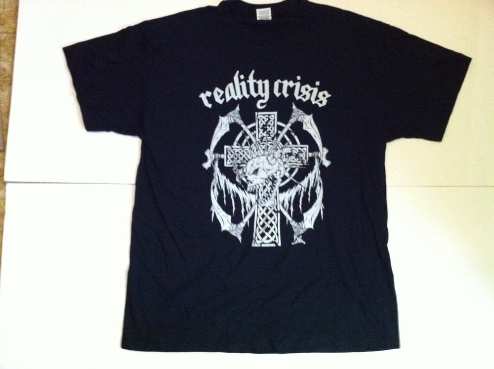 Image of REALITY CRISIS - CROSS & SKULL T-SHIRT
