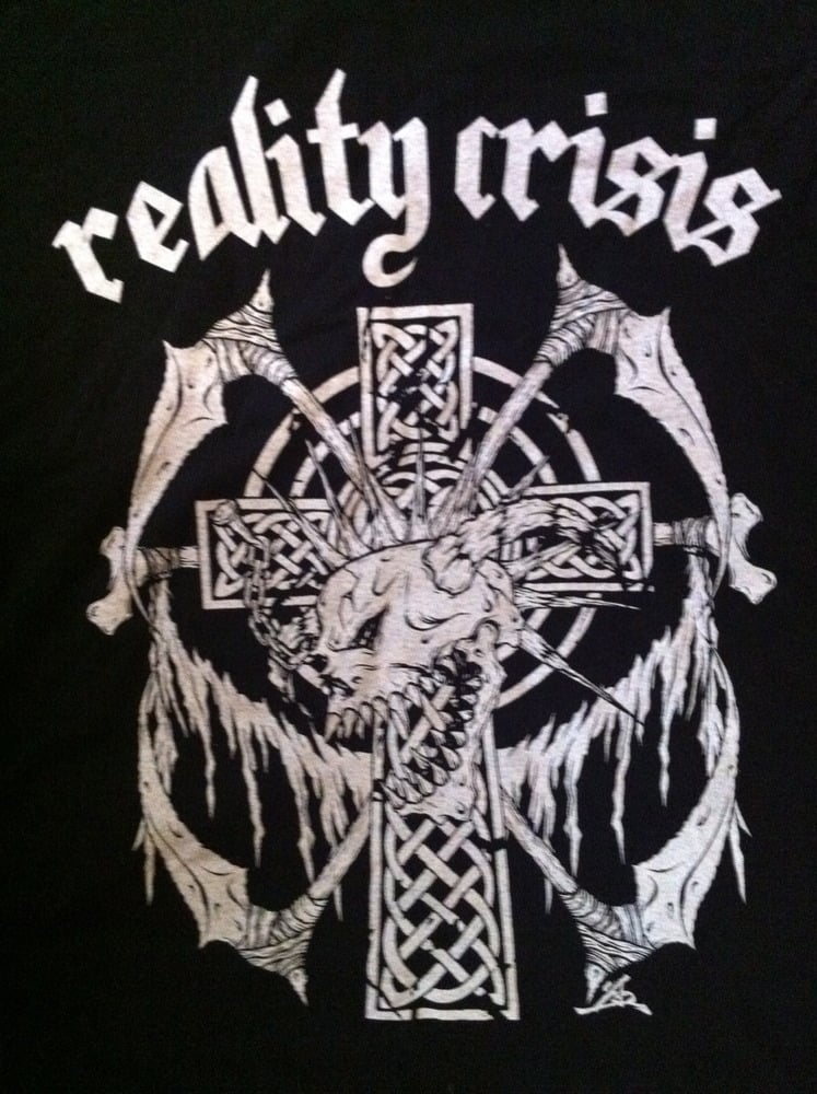 Image of REALITY CRISIS - CROSS & SKULL T-SHIRT