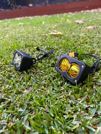 Image 3 of Baha style light, horn, switch and battery combo