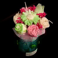 Image 3 of Floral Candle Bouqet