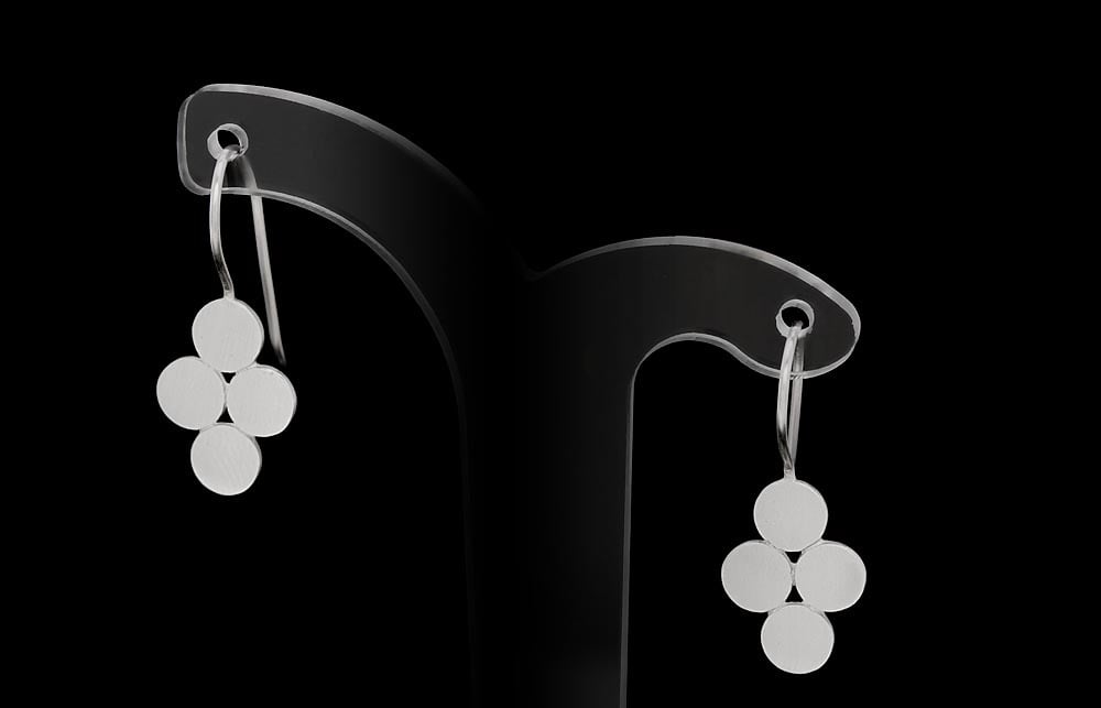 Image of Disc Cluster Earrings