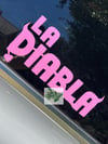 La Diabla Car Decal