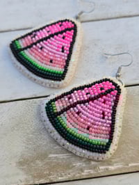 Image 2 of Watermelon earrings 