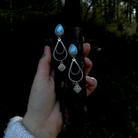 Image 1 of Moonstone Earring Dangles