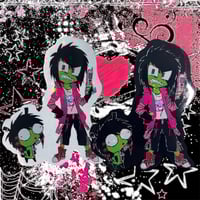 Zim and Gir stickers
