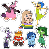 Image 3 of Inside Out Stickers