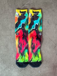 Image 1 of FILIP LEU MARBLE SOCKS 