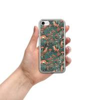 Image 3 of Boho Nature Cottagecore Inspired Fox Among Mushrooms Clear Case for iPhone®