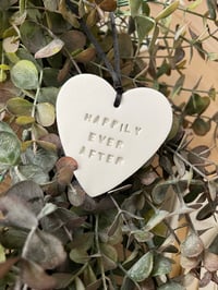 Image 3 of Personalised clay heart 