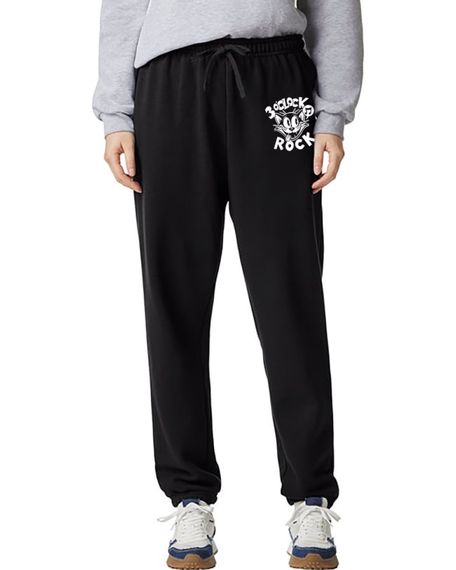 3 O’Clock Rock American Apparel black sweatpants