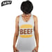 Image of BEEF Silver Tank (Unisex) Limited Edition!