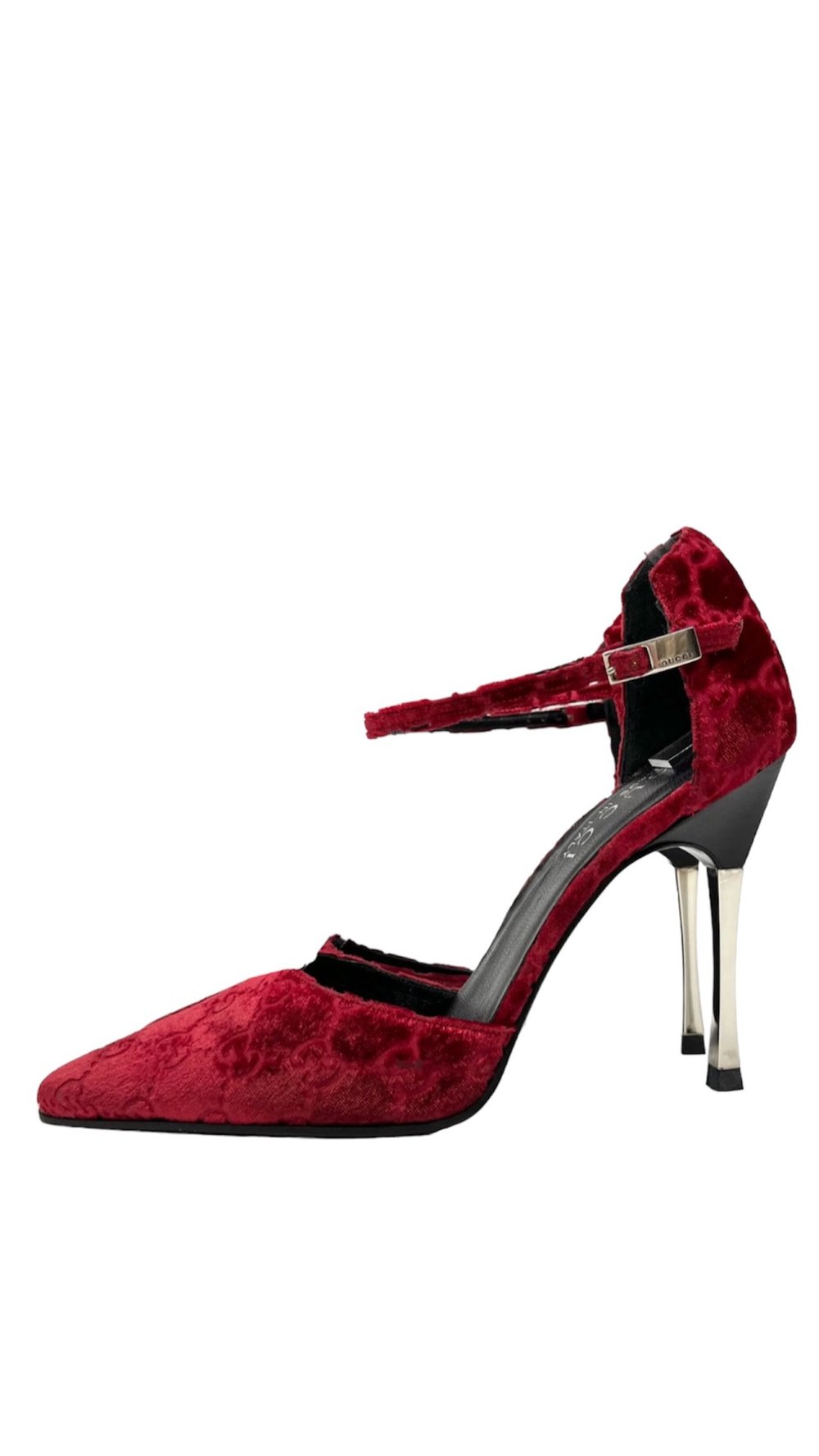 Image of GUCCI by TOM FORD VELVET PUMPS 