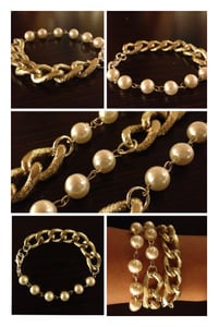 Image of  Allybaby chain bracelet with pearls