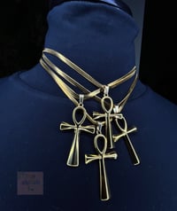 Image 1 of Herring Bone Ankh necklace