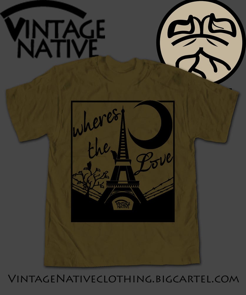 Image of Midnight In Paris Tee Native Green