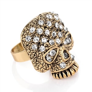 Image of SKULL DIAMONTE RING 