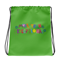 More Than Exceptional Irish Drawstring Bag