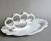 Image of New Cast Porcelain China Knuckles - Simple White  