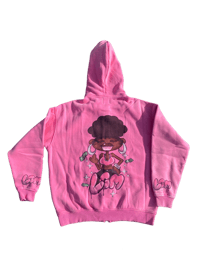 Image 3 of LGM Zip Up Hoodie - Pink (Female)