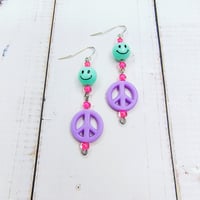 Image 2 of Happy Hippy Retro Earrings