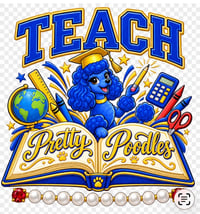 Image 2 of Pretty Poodles Teach Tee