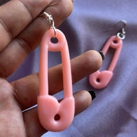 Image 1 of Pink Safety Pins