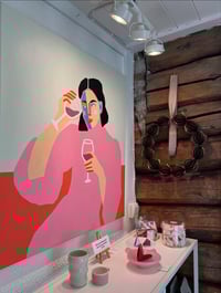 Image 2 of Kaffefarget origami krans - TinaTing