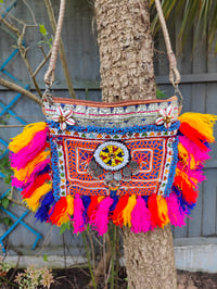 Image 1 of Rainbow Shake your tassels- Bag- clutch or cross body/shoulder