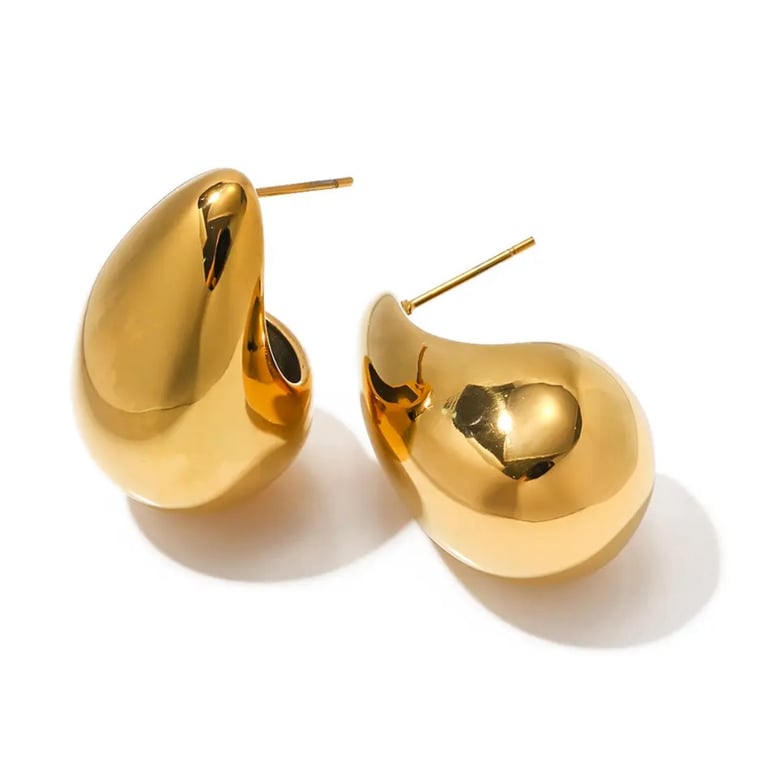 Image of Huge Teardrop Earrings