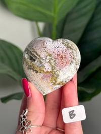 Image 2 of CHOOSE YOUR OWN ORBICULAR OCEAN JASPER HEART