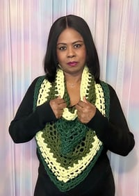 Image 2 of Crochet cowl scarf