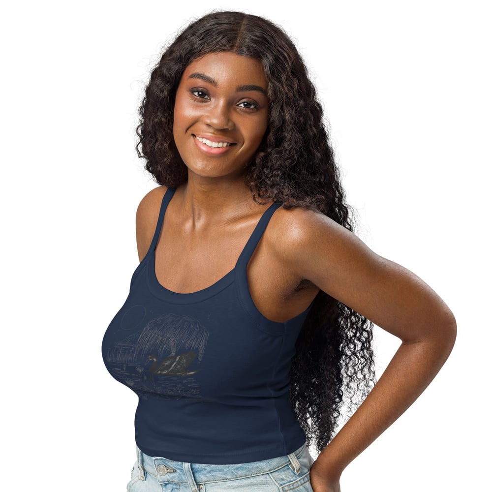 Swan Lake Women’s micro-rib tank top
