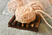 Image 3 of Peppermint & Rose Loofah Soap 