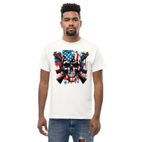 Image 1 of Patriotic Gunz&skull Unisex classic tee