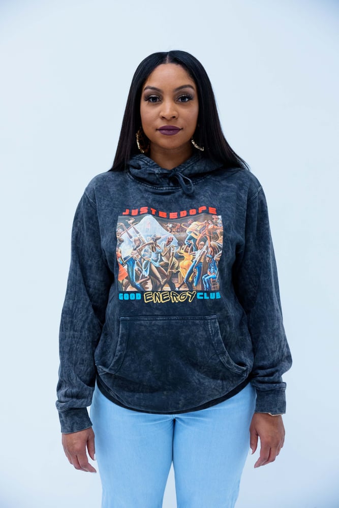 Image of Good Energy Club Acid Wash Hoodie 