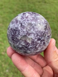 Image 5 of Lepidolite Sphere #1479