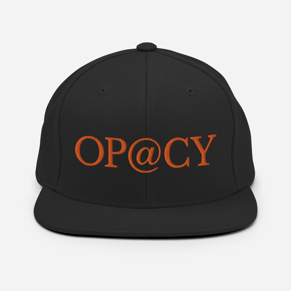 Image of Baltimore OP@CY Camden Yards Orioles Snapback Hat (Black)