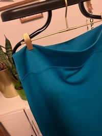 Image 2 of Turquoise light scuba skirt 