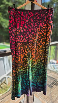 Image 1 of Rainbow Leopard Leggings