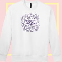 Image 1 of Hannah Montana purple style copy