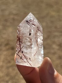 Image 2 of Red Rutile & Quartz Generator #2437