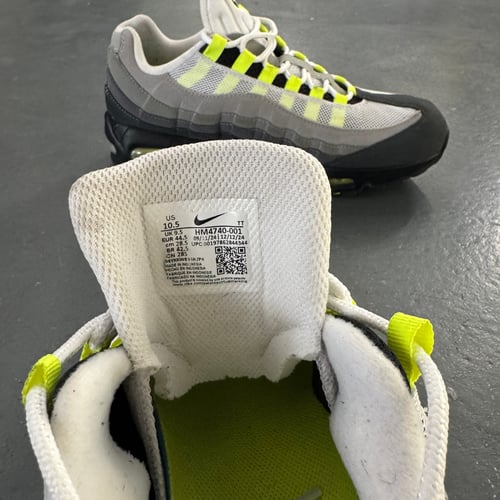 Image of 2025 Nike Air Max 95s Neon Big Bubble, size uk 9.5