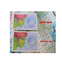 Image 2 of "Alien Girl" Print