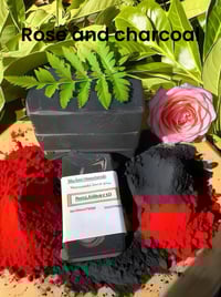 Image 1 of Rose Clay & Charcoal Bar Soap 