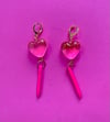 Heart Dagger Earrings
