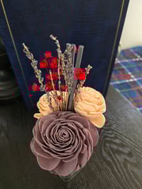 Image 2 of Lavender Latte and Cream Floral Reed Diffuser 