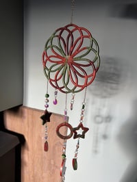 Image 7 of Woodland Spiral Resin Sun Catcher