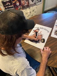 Image 2 of Grass Rat Fink Signed Posters!! 11x17 