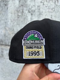 Image 4 of 3M BRIM MULTI TONE COLORADO ROCKIES CUSTOM FITTED CAP