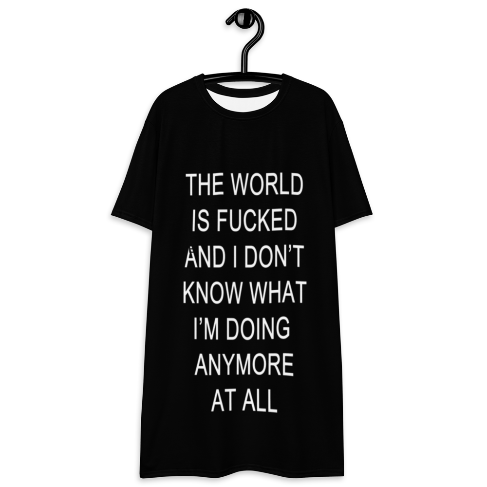 world is fucked long tee